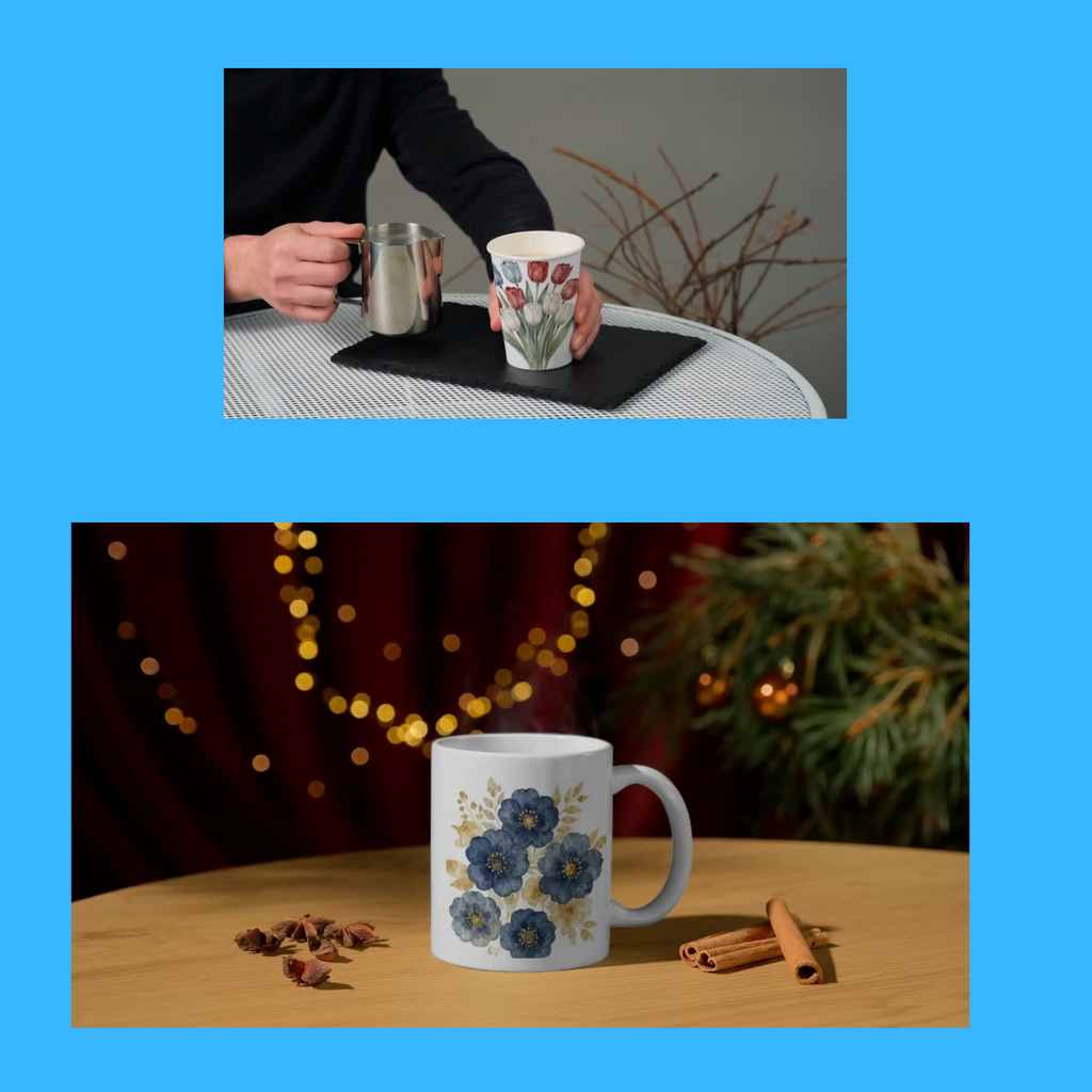 Fleurs Aquarelles Abstraites PNG – Sublimation & Créations DIY